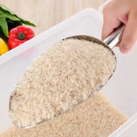 不锈钢铲瓢冰铲料铲五谷杂粮撮瓢盛面粉干果铲子商用爆米花专用铲