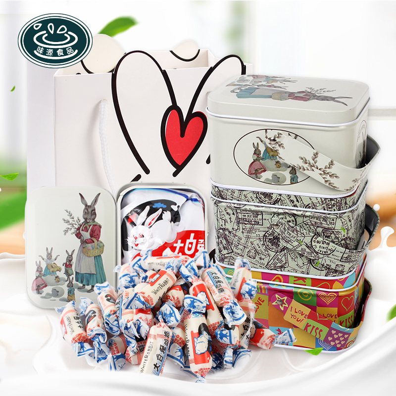 大白兔奶糖礼盒装糖果生日送女友儿童礼物零食品小吃结婚喜糖|ruв категории закуски/орехи/специальность, конфеты/желе/пудинг, конфеты - от Buy2taobao.com для оказания профессиональной услуги покупки агента Taobao