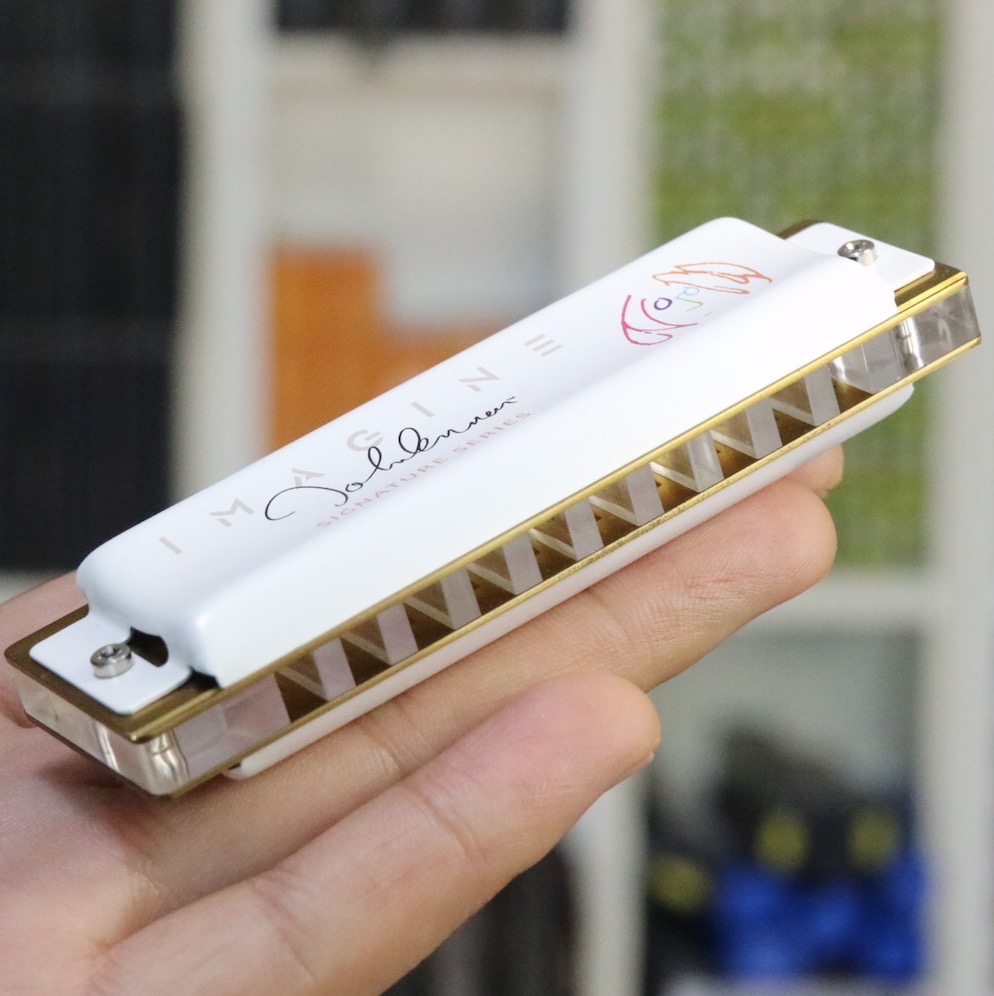 德国和莱hohner john lennon 十10孔布鲁斯口琴初学成人专业蓝调