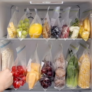 密封袋食品级保鲜袋自封袋塑封加厚家用冷冻专用多功能冰箱收纳袋
