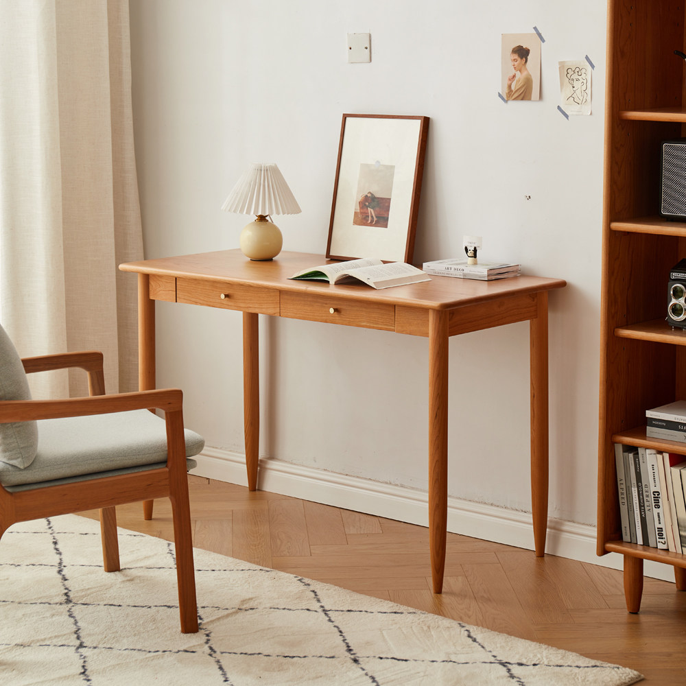 原木书桌