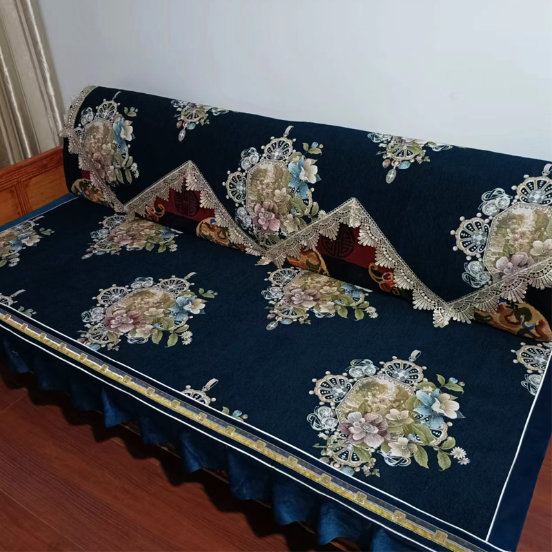 西藏包邮高档新款防滑藏式床垫毯子藏族坐垫靠背四件套藏式沙发垫