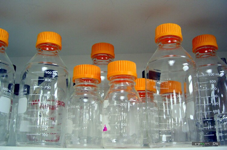 四川蜀牛牌 黄盖试剂瓶 丝口玻璃瓶 高温灭菌瓶 流动相瓶 5000ml