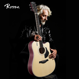 淘宝卢森g13单板吉他民谣入门新手初学者男生女生专用41寸面单木吉它