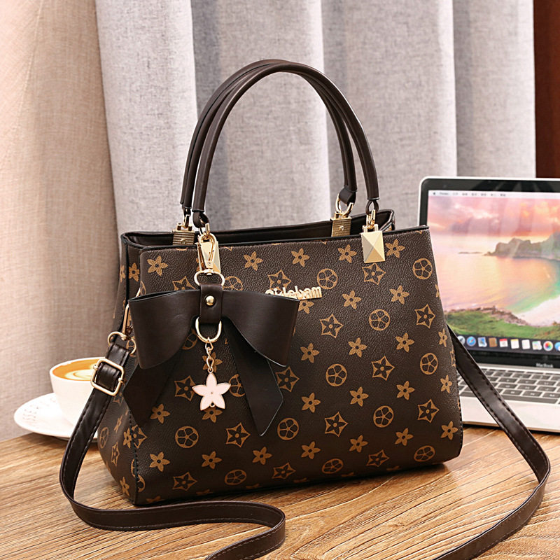 40 50岁中年女士妈妈包大容量时尚百搭手拎手提单肩斜挎包送婆婆 - 向