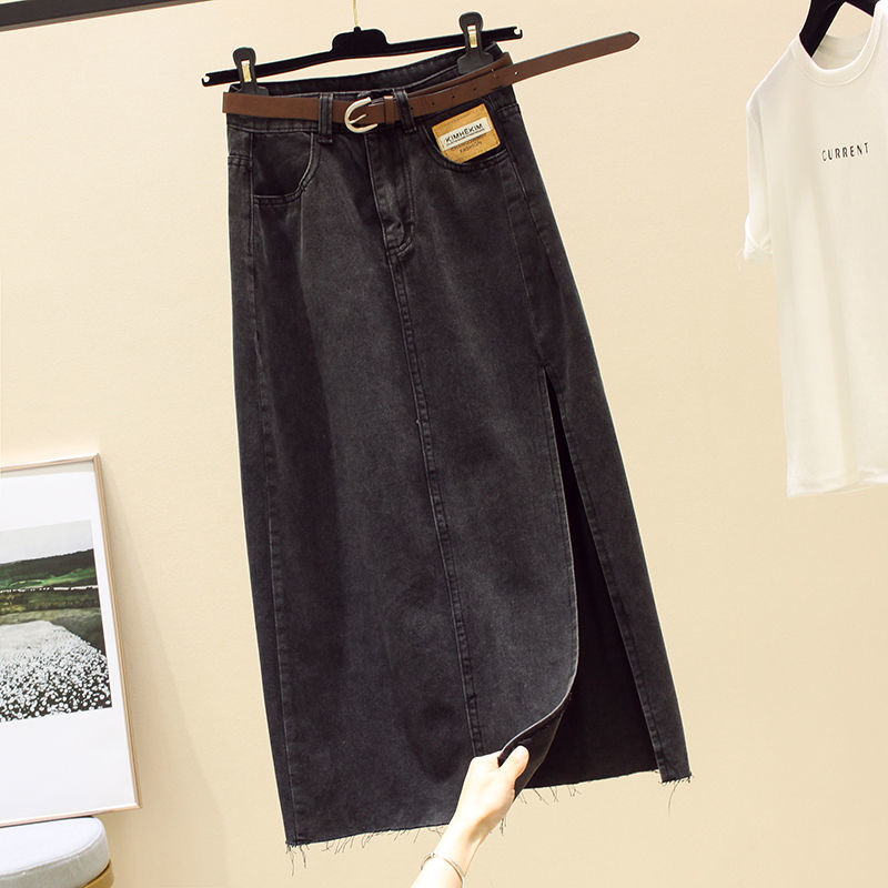 Spring and summer new pattern Sense of design Paige Split ends cowboy skirt Labeling Package hip Show thin Mid length version A word skirtin the Women's clothing/Boutique , Skirts category - from Buy2taobao.com to provide professional Taobao agent buy service