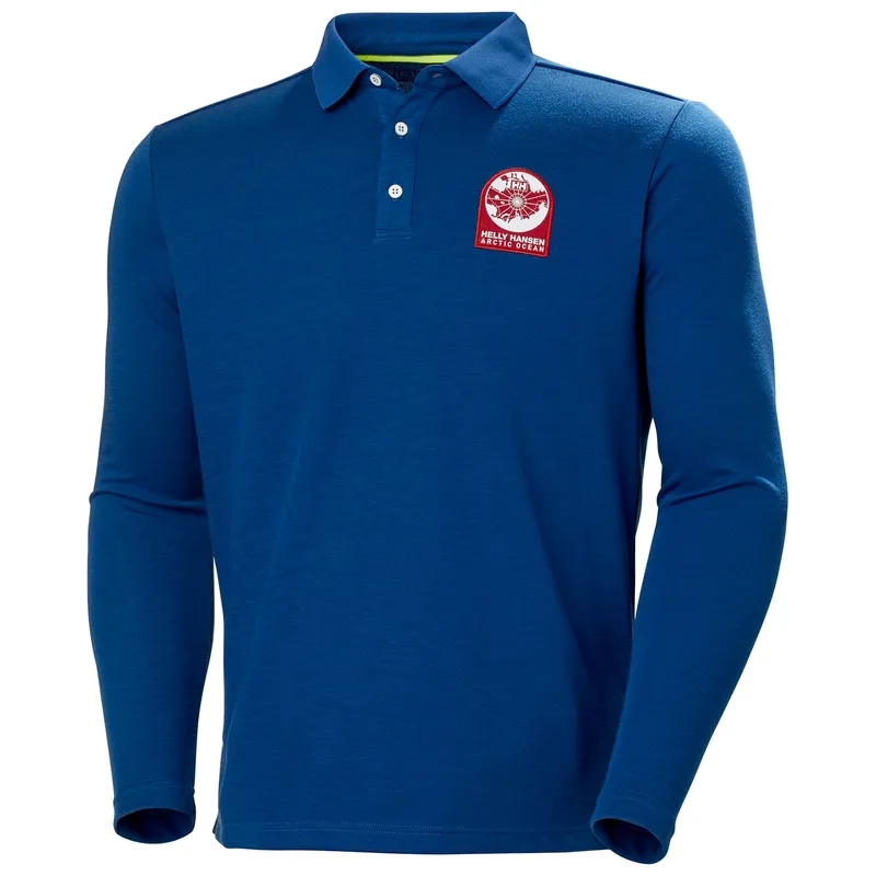 海丽汉森helly hansen/hh男士23春季新款休闲运动户外长袖polo衫