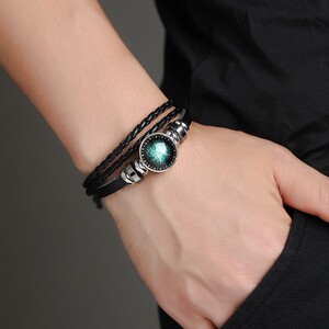 心有灵犀12星座手镯女手饰品姐妹网红ins双鱼座女式复古手绳新品