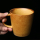 复古窑变高颜值马克杯咖啡杯家用喝水陶瓷杯办公早餐牛奶杯220ml