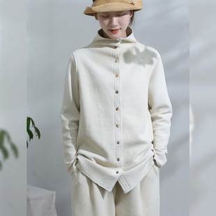 柒白春装女2024年新款设计感薄款风衣宽松大码空气棉气质短外套
