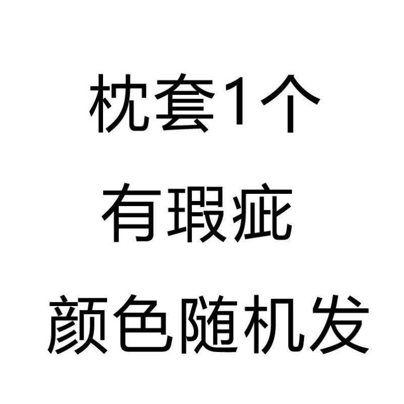 100枕套一对全棉加厚*纯棉48x74c枕头套学生宿舍家用枕皮套装枕芯