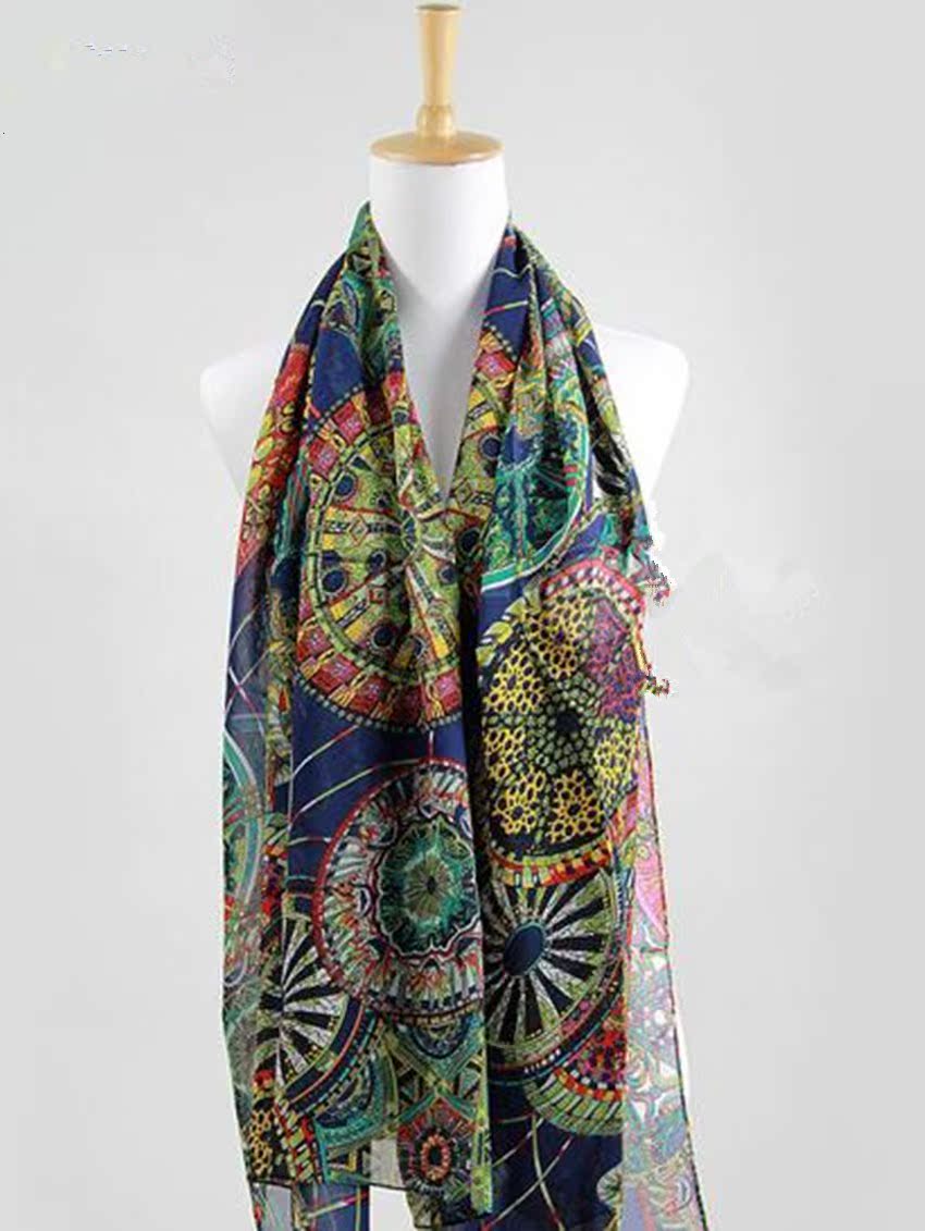 New Womens Chiffon Print Silk Long Neck Scarf Shawl Scarves|ruв категории ZIPPO/швейцарский армейский нож/очки, курить, другие - от Buy2taobao.com для оказания профессиональной услуги покупки агента Taobao