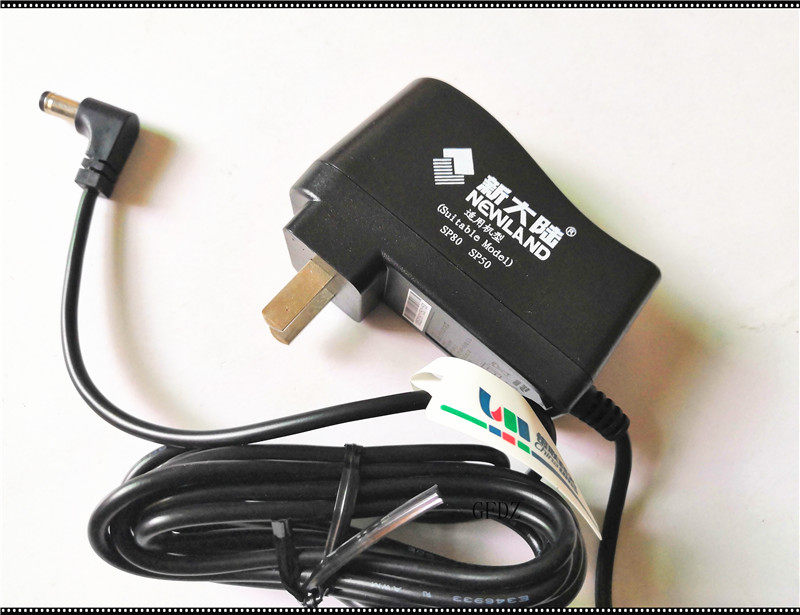 百富d210 原装新大陆 sp80 sp50 收款机pos机充电器 电源线 9v1a