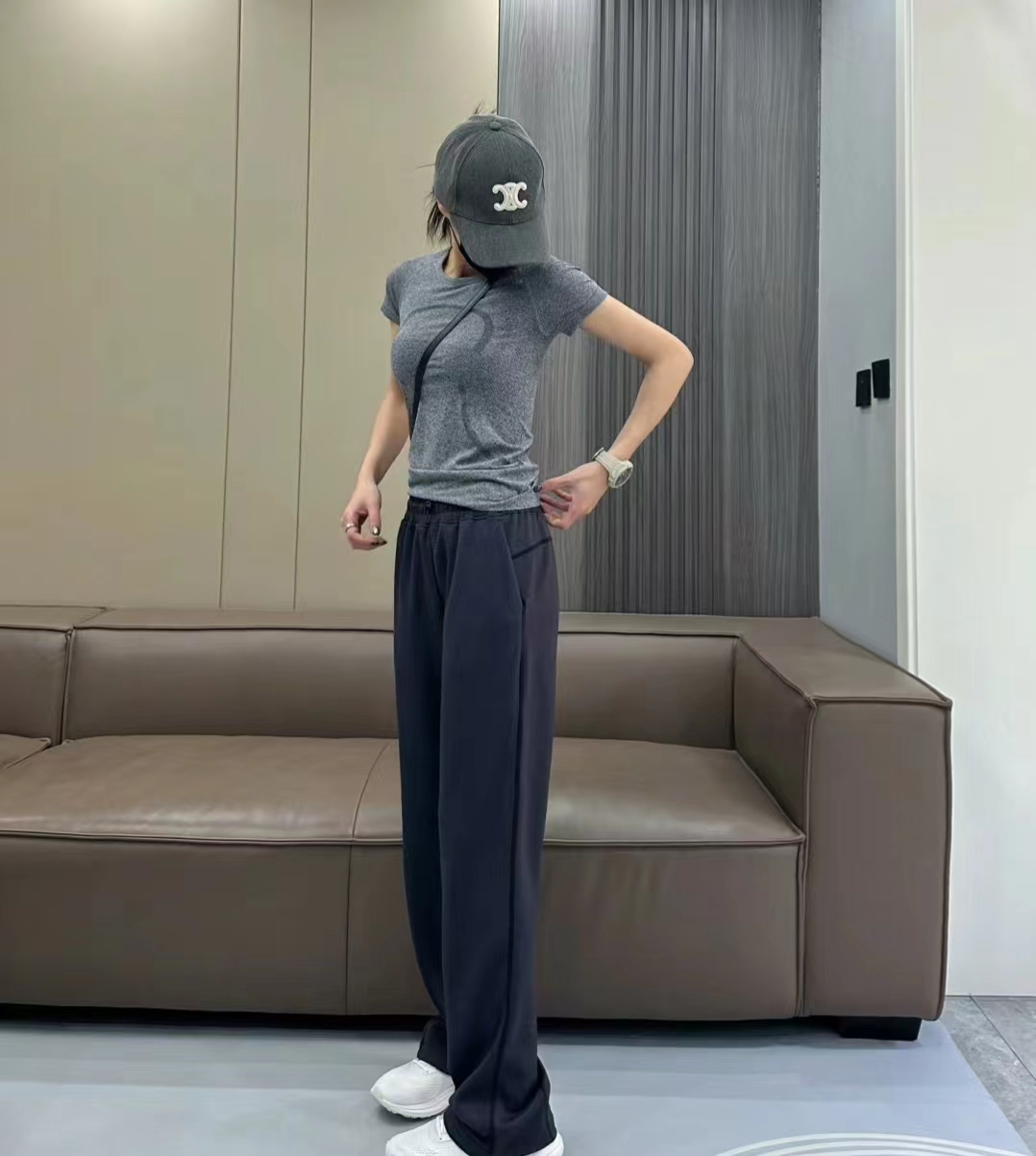 代购luluSwiftly Tech Long Sleeve 2.0女士瑜伽运动跑步短袖T恤