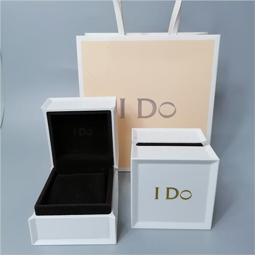 i家do首饰包装盒ido婚礼戒指盒钢琴烤漆耳钉对戒盒求婚钻戒盒吊坠