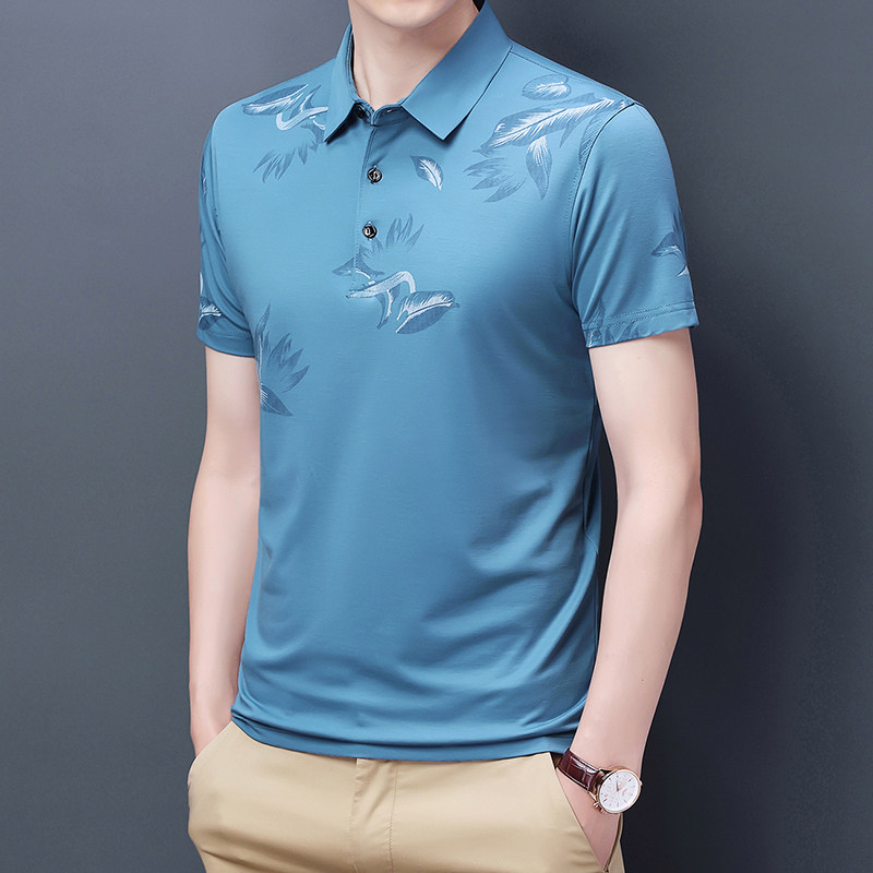 海澜之家短袖polo衫翻领t恤男保罗半袖