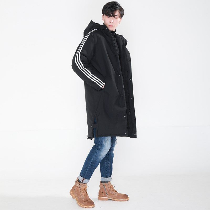 2019体院大衣男沈体大衣女羽绒棉衣中长款加厚保暖训练服棉服新款_6折