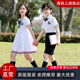 六一儿童合唱演出服幼儿园园服夏季毕业照服装学院风中小学生校服