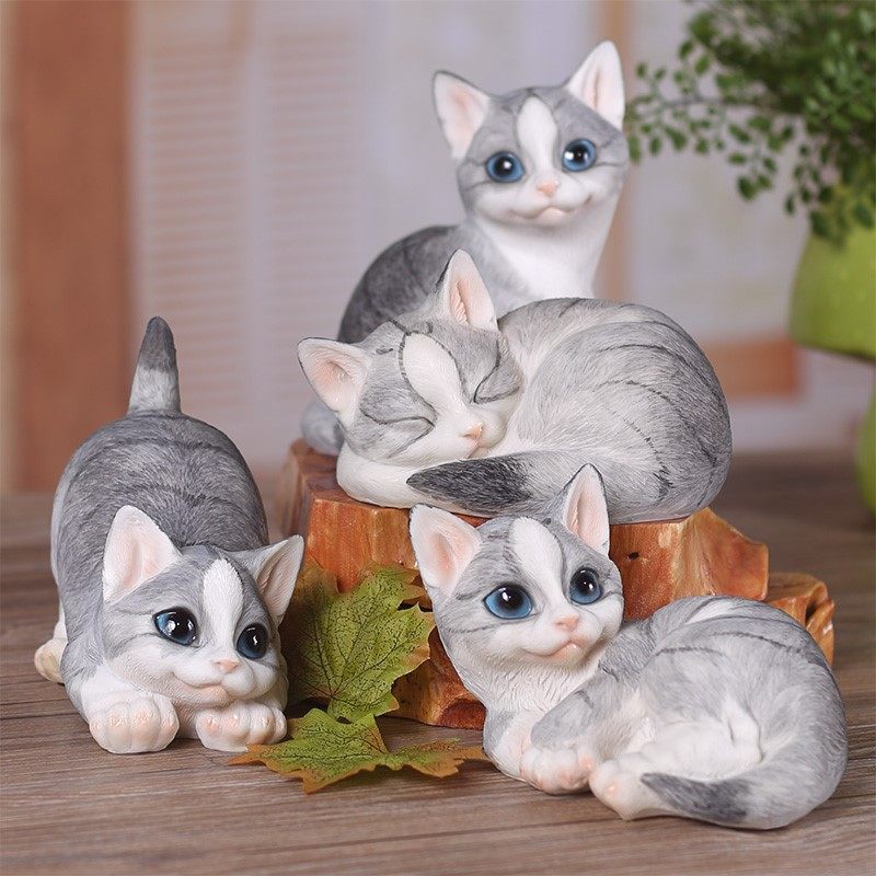 创意礼物树脂动物工艺品摆设可爱小摆件优惠券