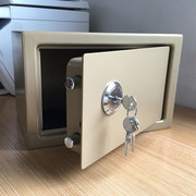Safe home small elderly office safe home all steel into the wall mini mechanical lock safe deposit box bedside