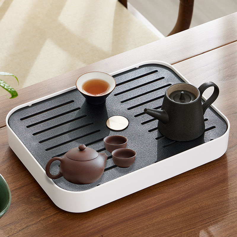 茶盘托盘家用2022新款客厅家用小型茶台茶具功夫干泡沥水单独茶杯