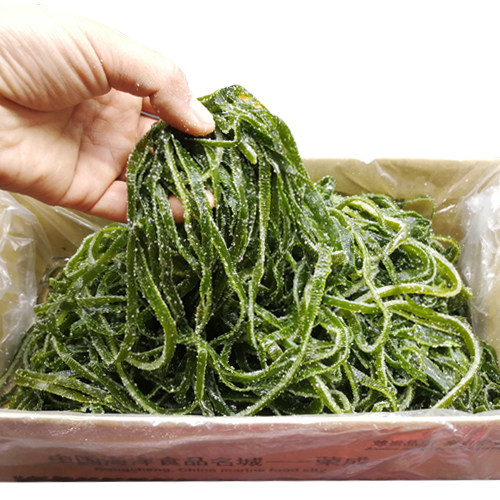盐渍海带边丝5斤新鲜碎海带丝昆布丝绿色薄嫩厚海带凉拌菜非干货