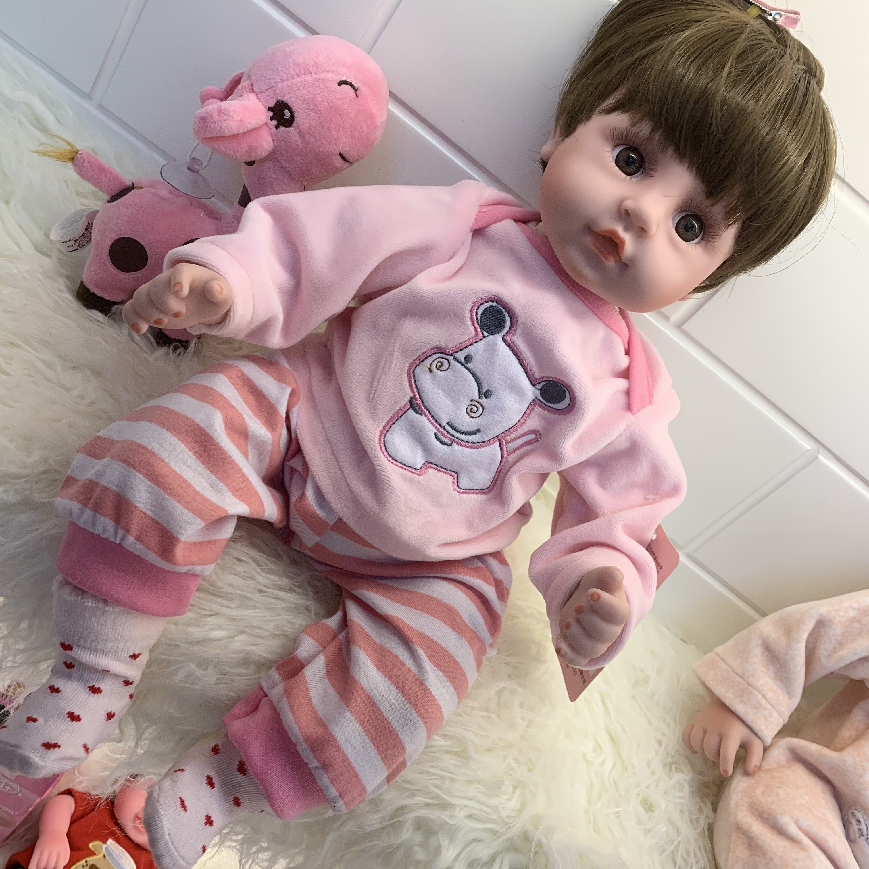 智能仿真婴儿洋娃娃会说话的布娃娃软胶宝宝安抚早教女孩儿童玩具优惠