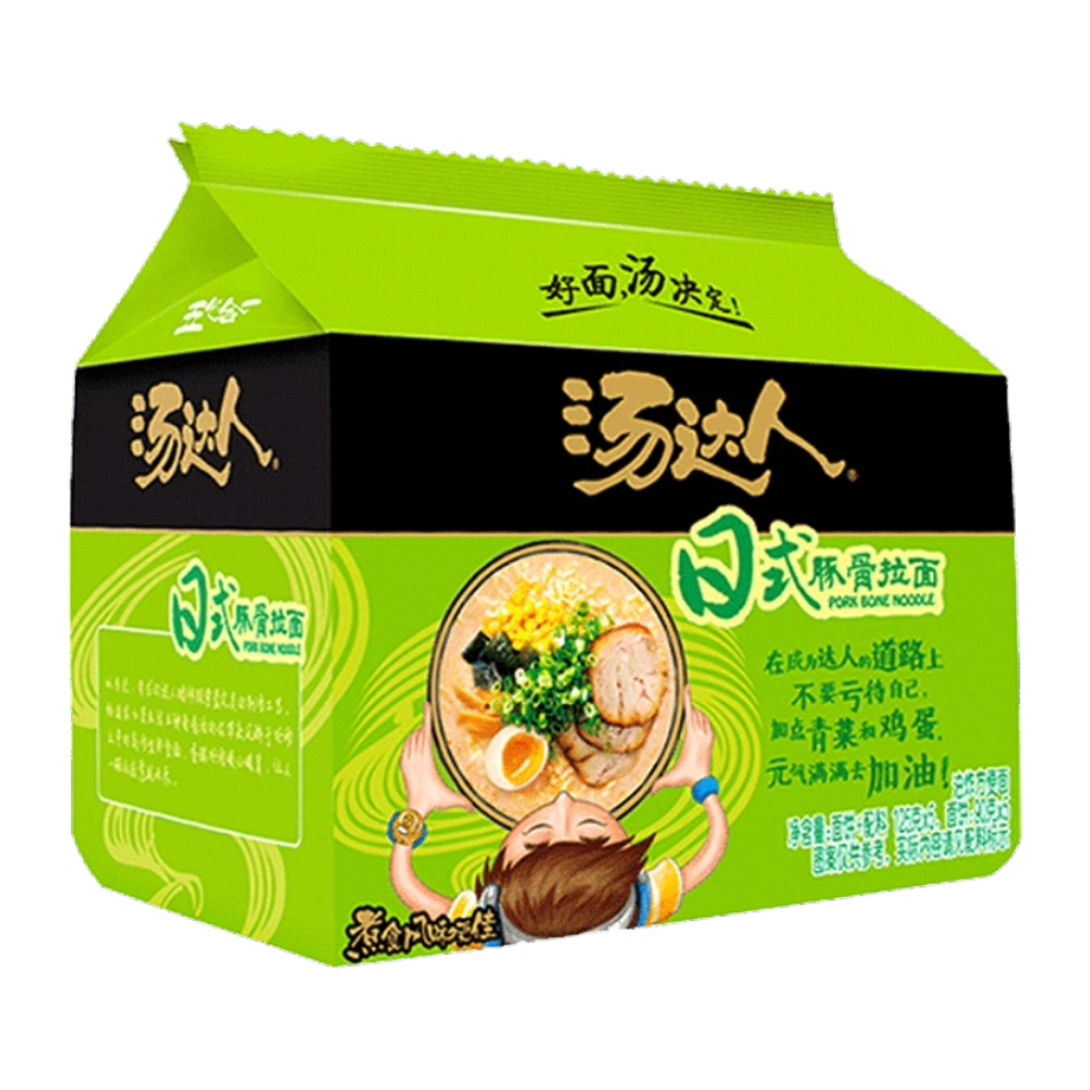 统一汤达人日式豚骨拉面 125g*5包夜宵办公室囤货方便早餐食品|ruв категории зерно риса/север и Юг сухих грузов/приправы, удобный момент, другие - от Buy2taobao.com для оказания профессиональной услуги покупки агента Taobao