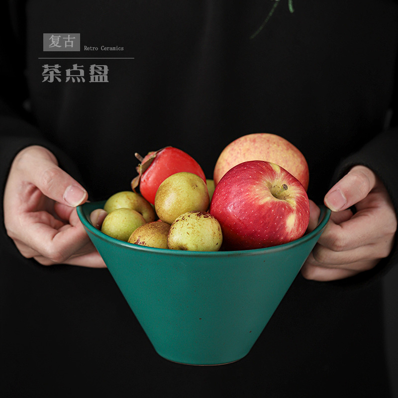 Still rock Light extravagance ceramics Fruit plate modern a living room household tea table Candy Basket Snack tray Storage tray Refreshment trayin the Tableware , Tableware , Fruit bowl/Fruit plate/Hamper category - from Buy2taobao.com to provide professional Taobao agent buy service