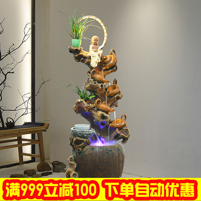 假山流水喷泉根雕水景摆件客厅家居装饰办公室茶馆会所招财风水轮在类目 饰品/流行首饰/时尚饰品新, 摆件中 - 来自Buy2taobao.com提供专业的淘宝代购服务