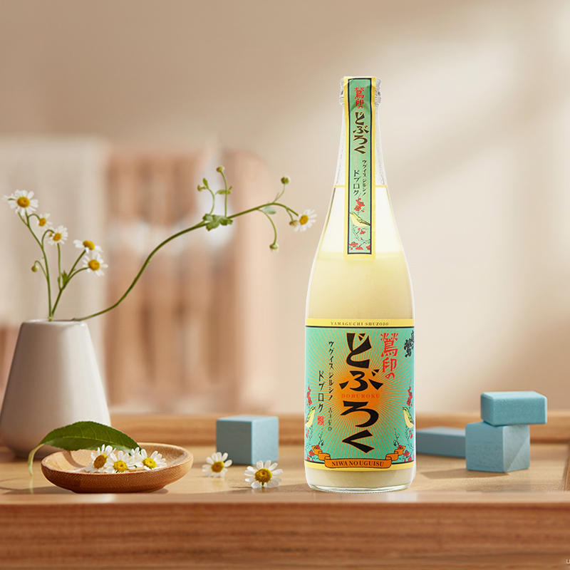 庭之莺 浊酒720ml瓶装 日本原装进口低度手工酿制日式清酒洋酒