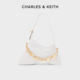 【618折扣】CHARLES＆KEITH女包CK2-20671428链条单肩斜挎蝴蝶包