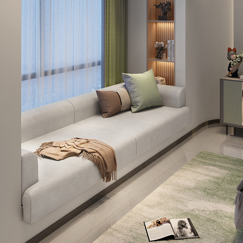 玛度旗舰店定制飘窗沙发现代简约窗台改造榻榻米单人懒人沙发卧室