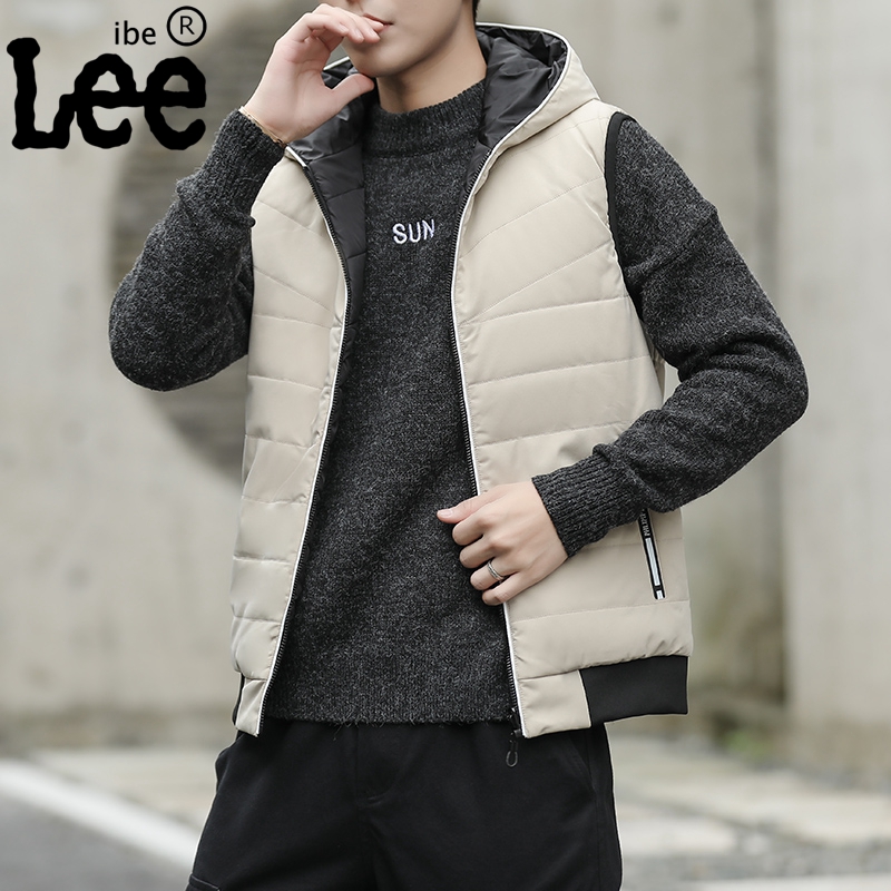 IBE LEE 背心男外穿初冬外套2020冬季新款连帽男士保暖马甲坎肩|ruв категории Мужская одежда, 中老年男装, 中老年套装 - от Buy2taobao.com для оказания профессиональной услуги покупки агента Taobao