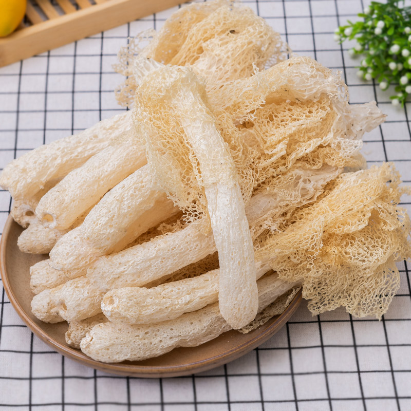 竹荪干货100g新鲜无熏硫特级野生竹孙纯天然竹笙菌菇农家土特产