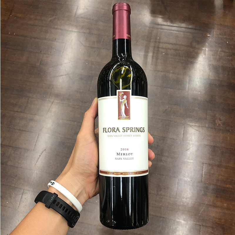 flora springs merlot 梅洛 美国加州纳帕napa 原瓶进口 红葡萄酒