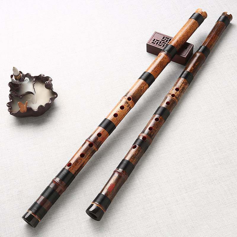 鹊歌一节短箫迷你专业演奏级紫竹箫乐器八孔萧洞箫初学成人零基础_不