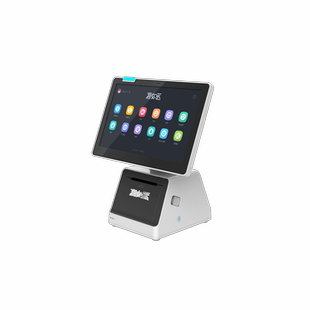 客如云双屏收银mini一体机饮品火锅中餐快餐连锁零售收银机 券