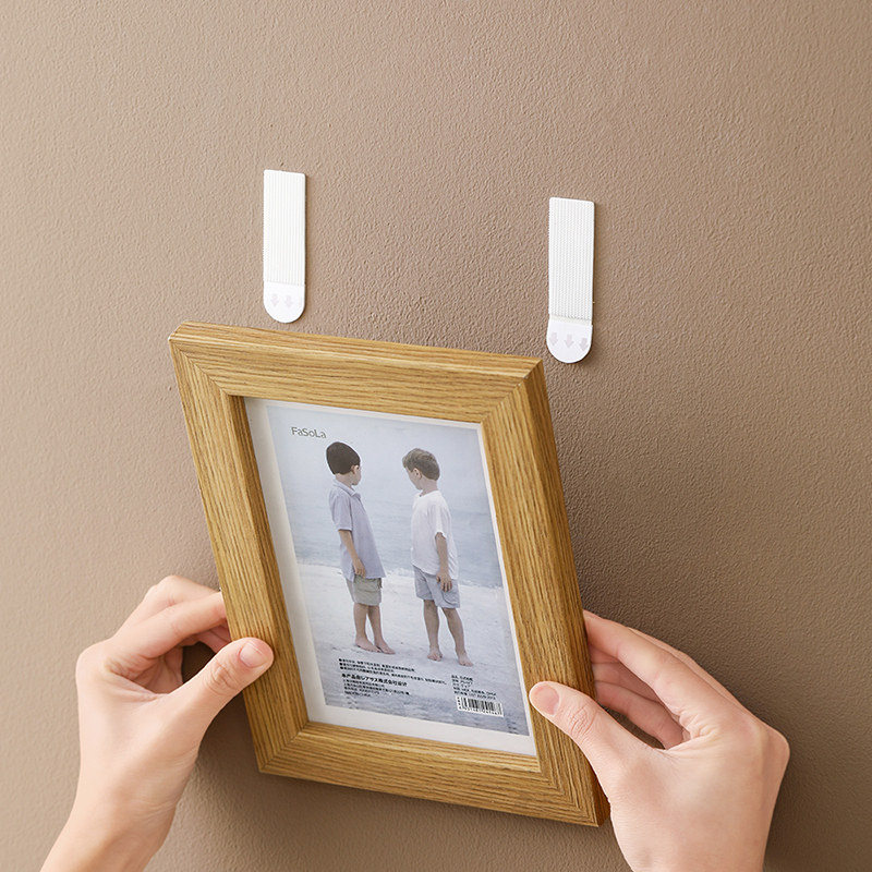 无痕钉魔术贴魔力扣相框照片墙挂钩免打孔挂画神器墙壁粘胶双面胶