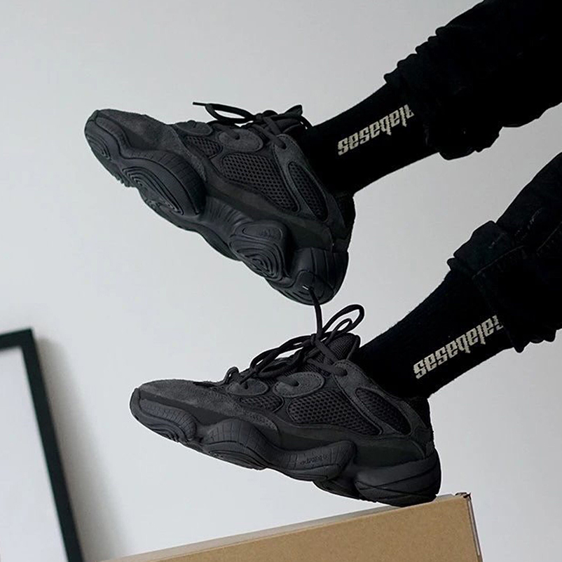 正品官网正版椰子鞋500黑武士海盐老爹鞋男冬季莆田鞋yezi yeezy