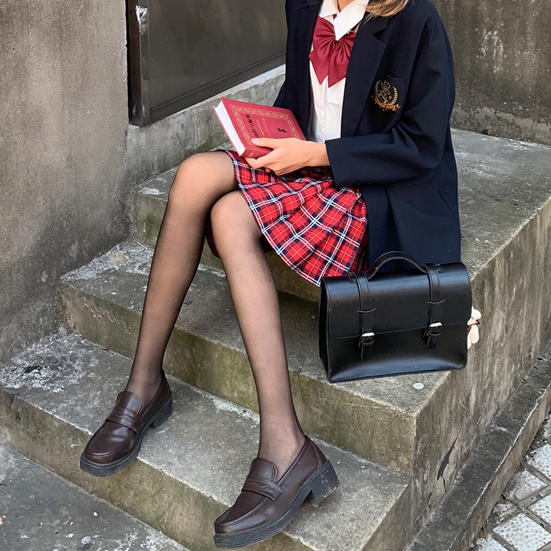 大淘人折扣商城 内衣 黑丝袜连裤袜女jk性感超薄款制服防勾丝长筒黑色