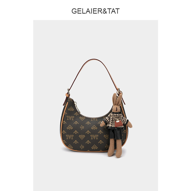 lisa腋下包包女tat新款潮牌斜挎包网红ins简约单肩手提包法棍包女