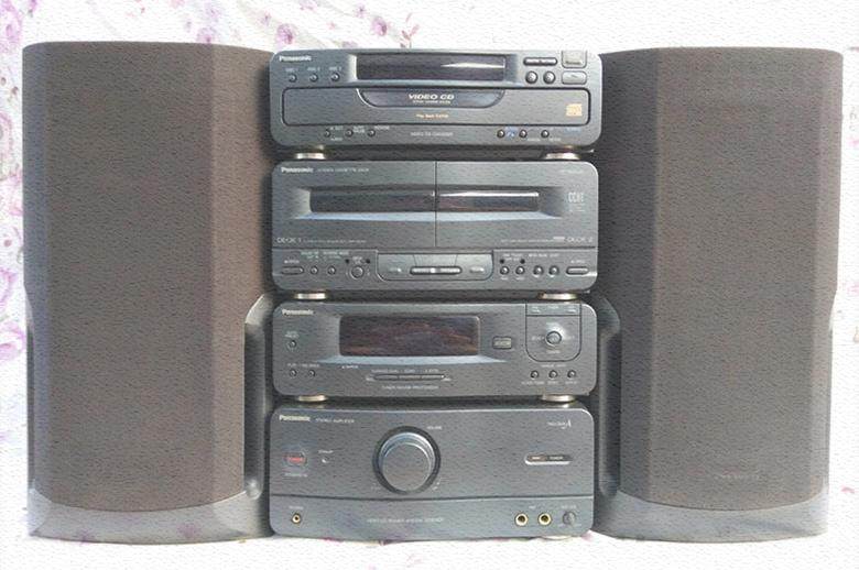 新日本日本原装组合音响panasonic松下vc818电脑音箱hifi组合音响