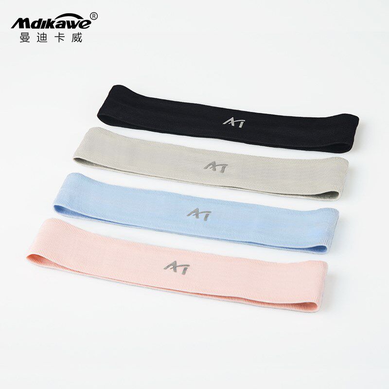运动头带吸汗带止汗带女瑜伽健身防汗导汗带跑步头巾篮球束发带男