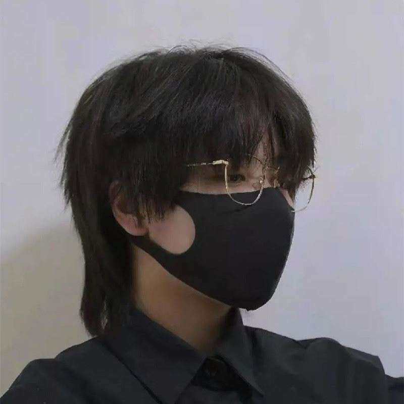 (今日5折)狼尾假发男生短发鲻鱼头全头套式男士全头