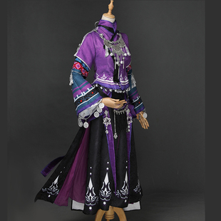 若水舫鹤梦五毒萝莉cosplay剑网三剑侠情缘三鹤梦剑三毒萝cos校服