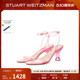 Stuart Weitzman/SW LUCITE SCULPTURAL 75 透明异形跟一字带凉鞋