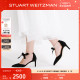 Stuart Weitzman/SW SUSELLE 75 PUMP 夏季蝴蝶系带高跟鞋婚鞋