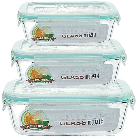 特价包邮耐热饭盒密封便当盒饭盒碗微波炉专用 密封玻璃保鲜盒。