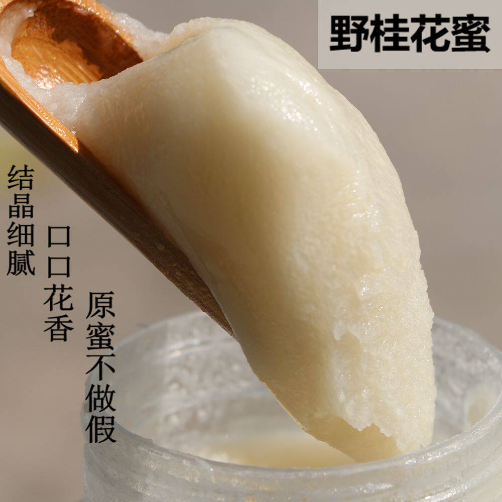 野桂花蜜500克包邮原生态结晶成熟蜜蜂蜜纯农家冬蜜自家1斤包邮